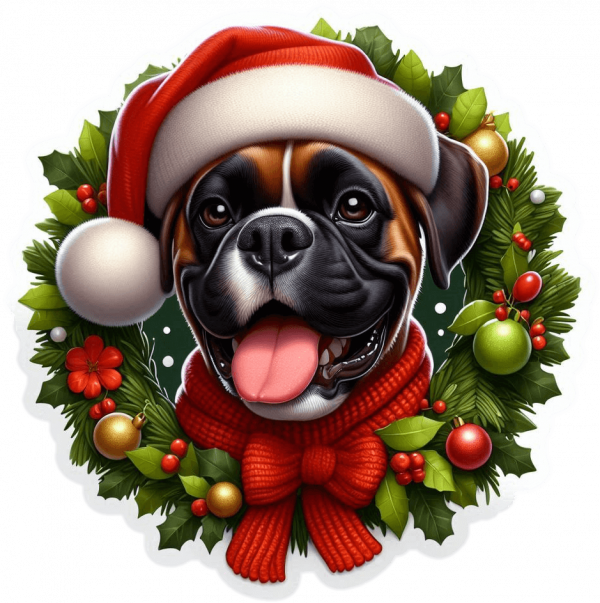 Bóxer de Navidad