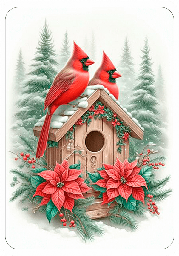 Cardenales de navidad