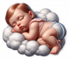 Bebe Duerme en Nube