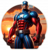 Capitan America en Edificio