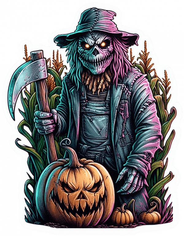 Espantajo Gótico y Calabaza Malevola