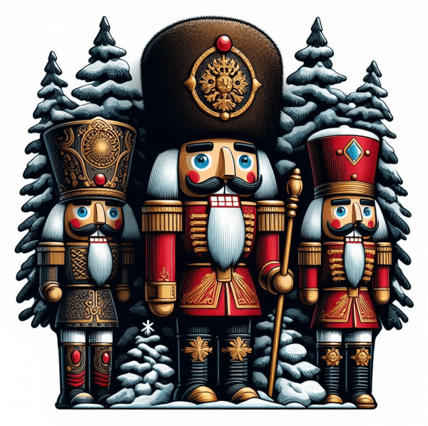 Soldados Cascanueces de Navidad