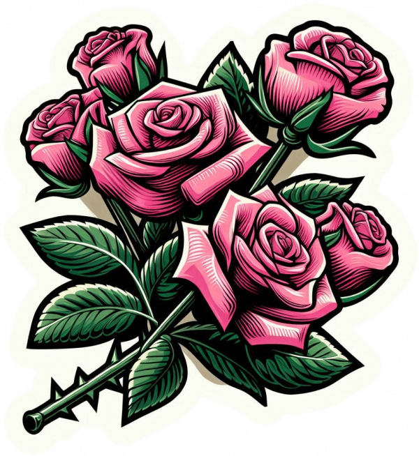 Rosas Rosadas