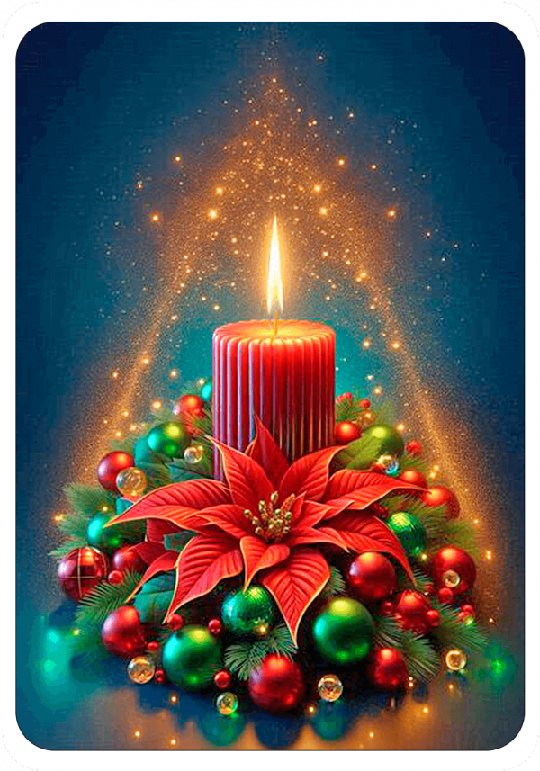 Velas de Navidad Ambiente De luces