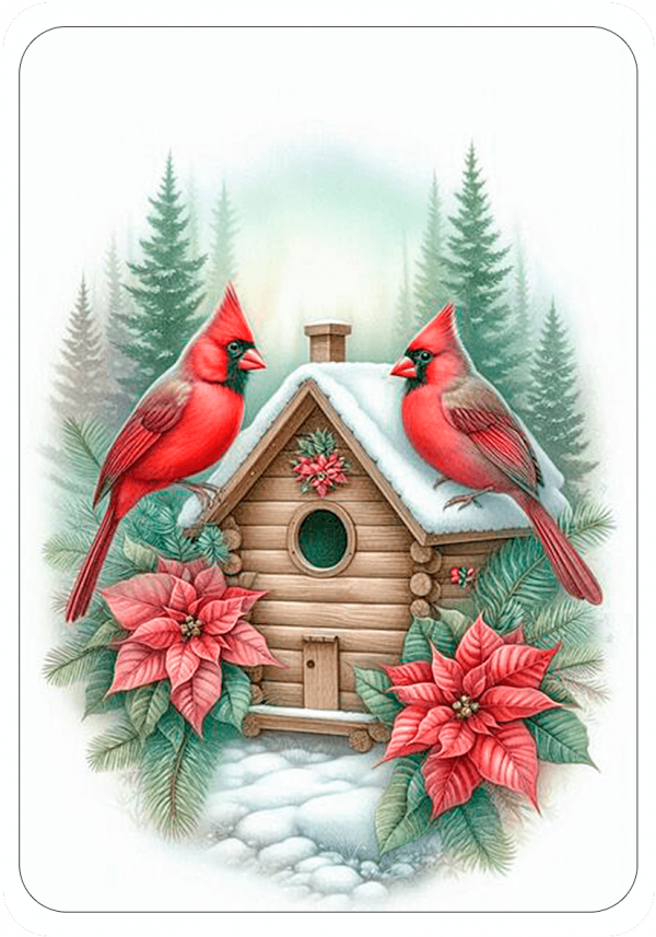 Cardenales de navidad