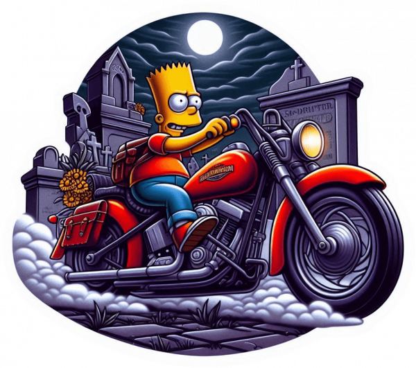 Bart Simpson Motorizado