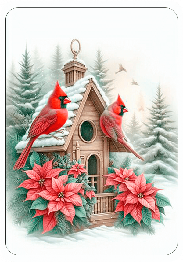 Cardenales de navidad