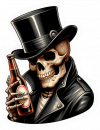 Calavera Brindando