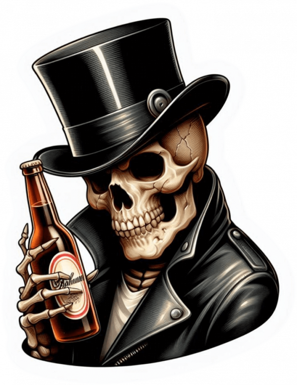 Calavera Brindando