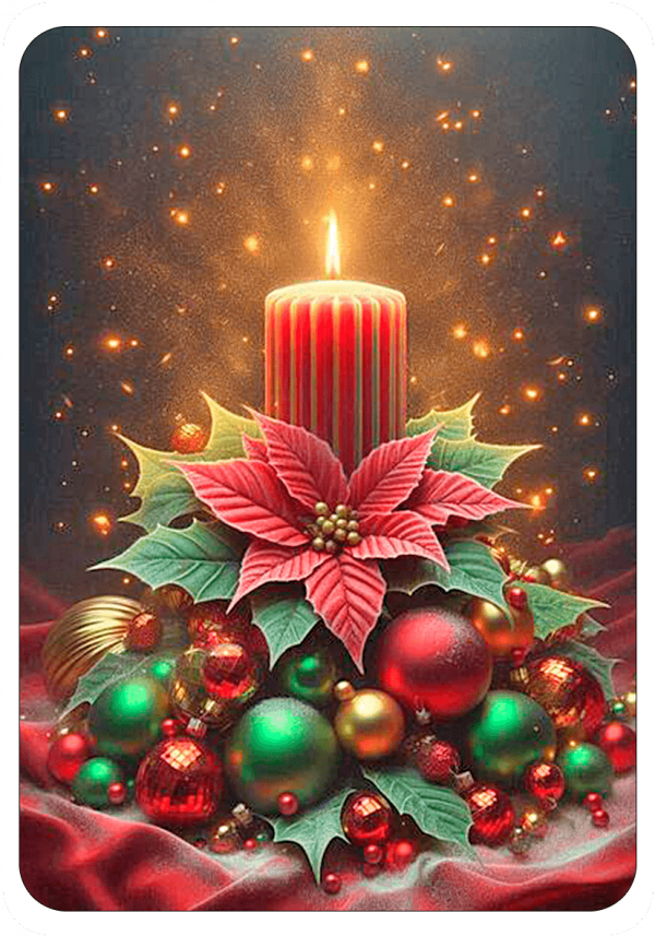 Velas de Navidad Ambiente De luces