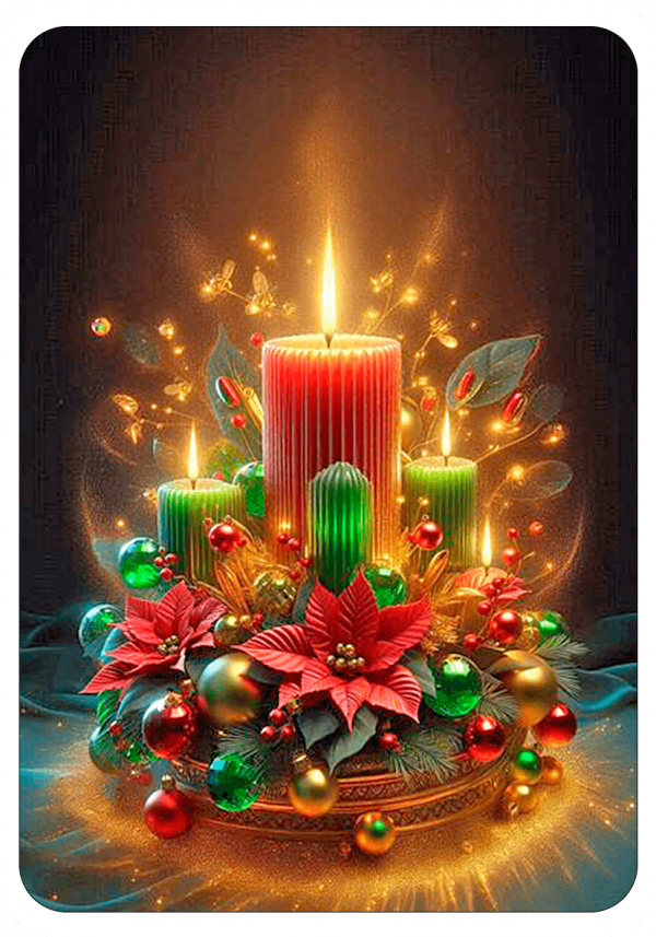 Velas de Navidad Ambiente De luces