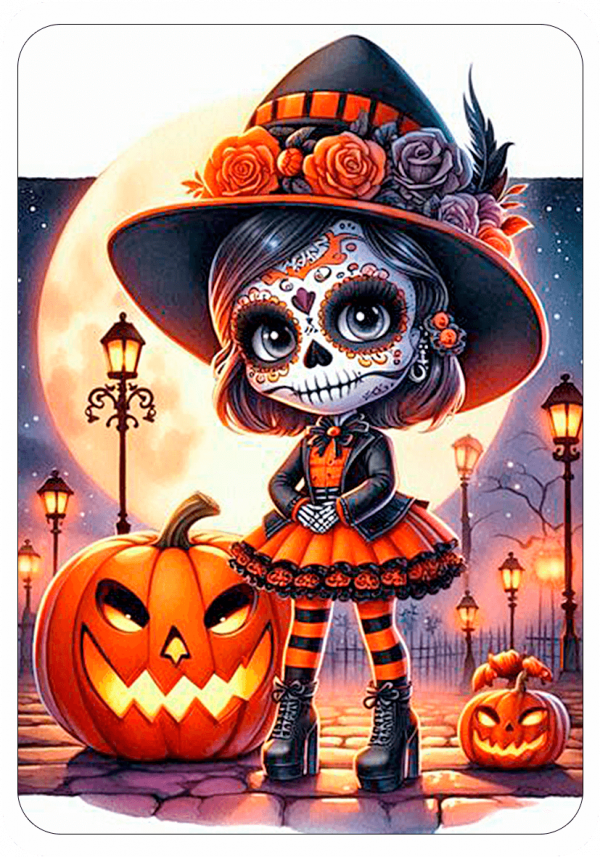 2400-Muñca Gotica Catrina Kwaii 11 Muñeca Gotica Catrina Kwaii