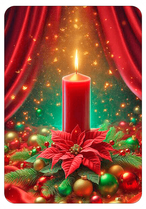 Velas de Navidad Ambiente De luces