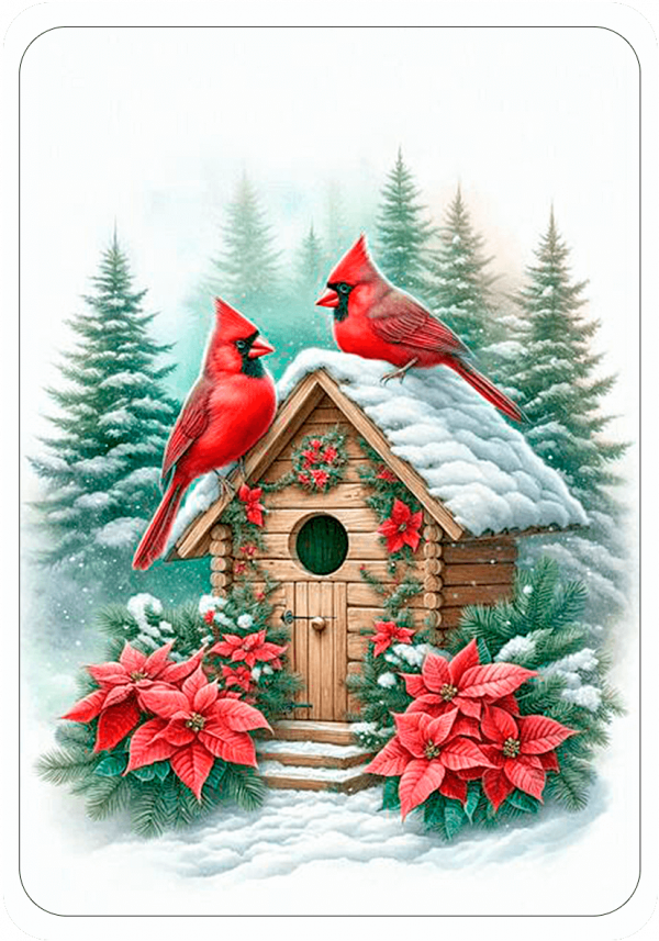Cardenales de navidad