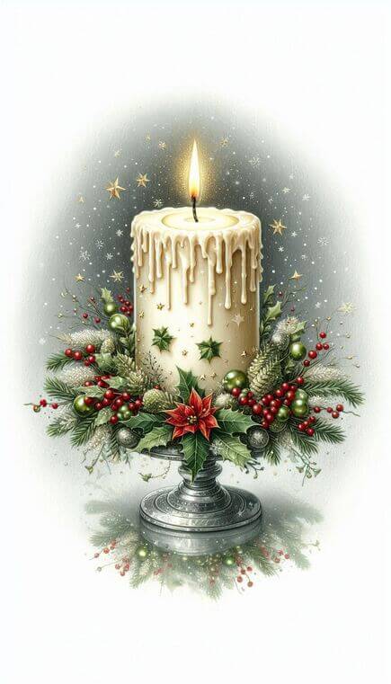 Velas de navidad
