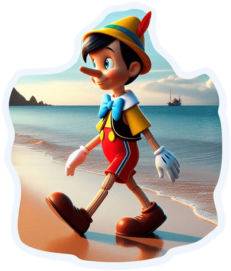 2498-Pinocho paseando 02 Pinocho Paseando