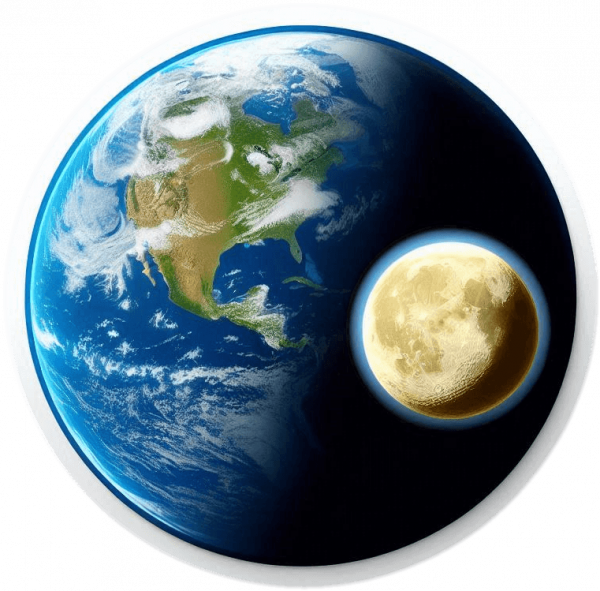 La Tierra y la Luna