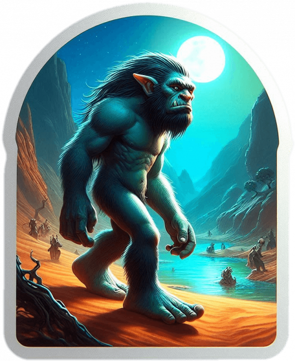 Duende Trolls en Desierto