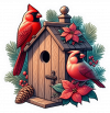Cardenal de navidad