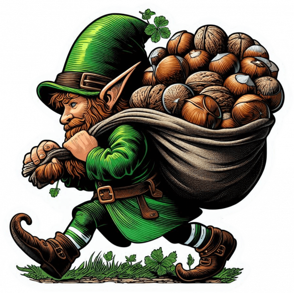 Duende Elfos con Saco de Comida