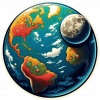 La Tierra y la Luna