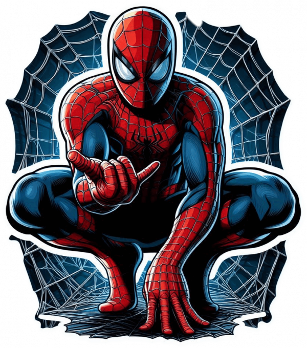 Spiderman y telaraña
