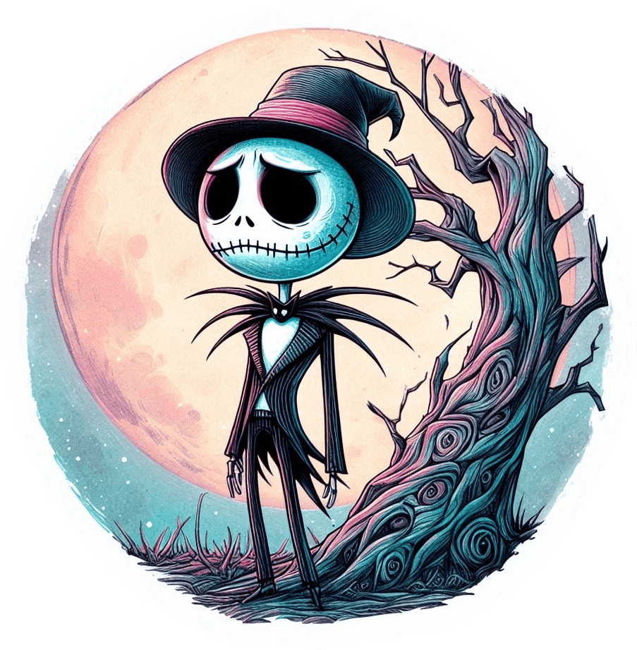 2901-Jack y Arbol seco Gotico 01 Jack y Arbol seco Gótico