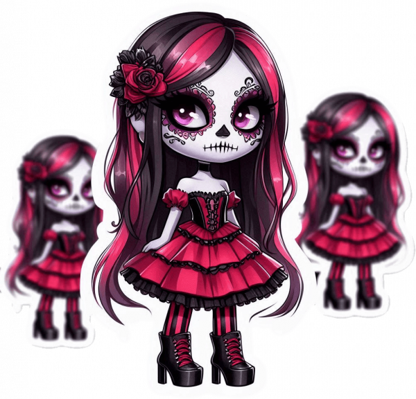 Catrina Gotica Kwaii