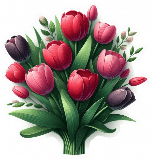 Tulipanes Rojos