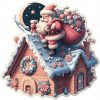 Santa sobre el Tejado