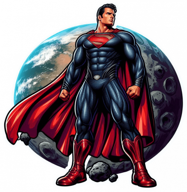 Superman en Asteroide