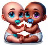 Bebes jugando