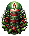 Velones de Navidad