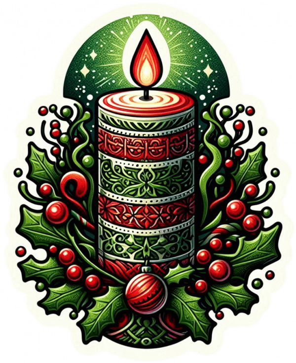 Velones de Navidad