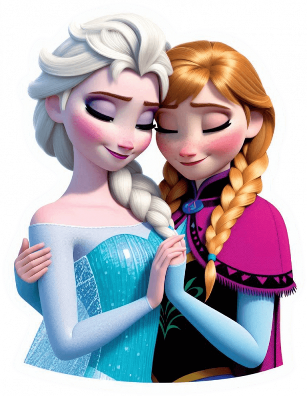 Anna y Elsa de Frozen