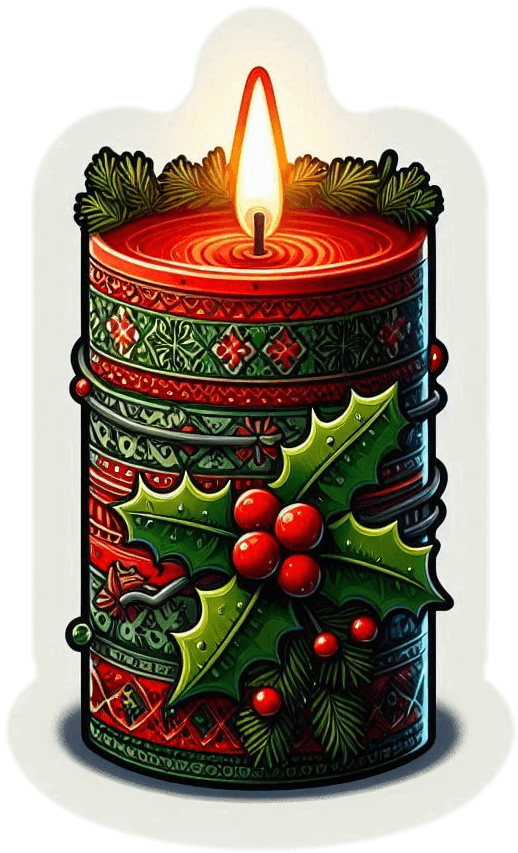 Velones de Navidad
