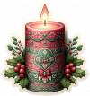 Velones de Navidad