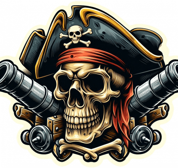 Esqueleto Pirata