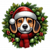 Beagle de navidad