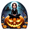 Wednesday adams sobre Calabaza