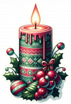 Velones de Navidad