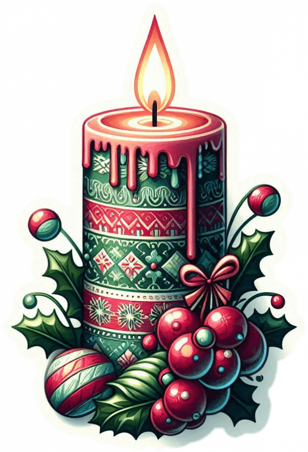 Velones de Navidad