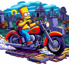 Bart Simpson Motorizado