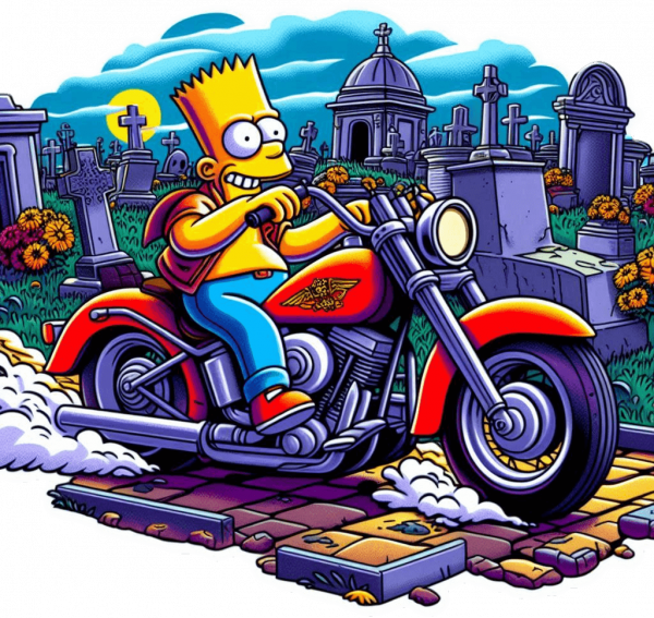 Bart Simpson Motorizado