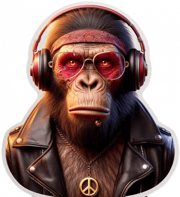 chimpance Hippy