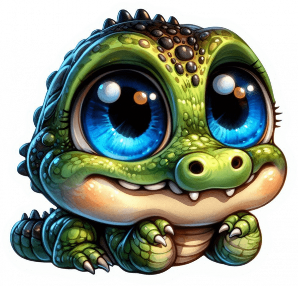 Cocodrilo bebe