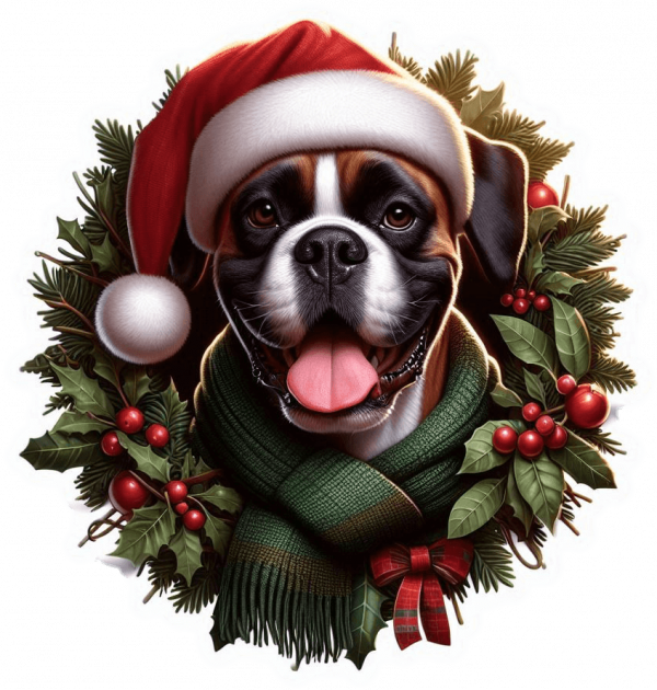 Bóxer de Navidad