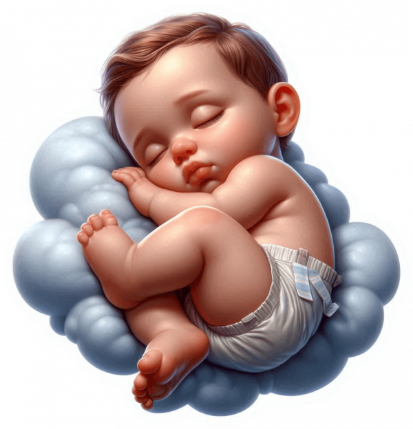 Bebe Duerme en Nubes