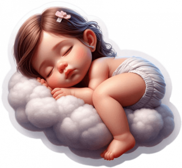 Bebe Durmiendo en La Nube