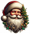 Santa Claus y Arbol